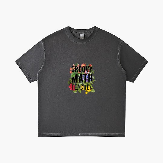 Groovy Math Teacher - teacher Gradient T Shirts