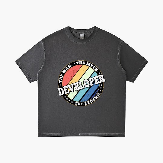 Developer. The man. The myth. The legend. Gradient T Shirts
