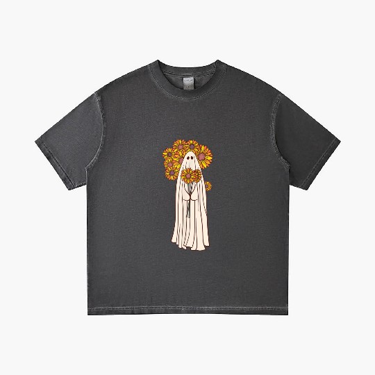 Floral Ghost Bride Ghost Spooky Bachelorette Gradient T Shirts