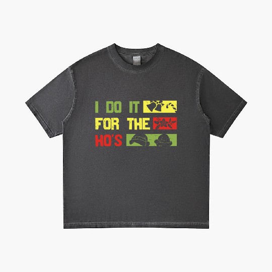 I Do It For The ho's christmas Gradient T Shirts