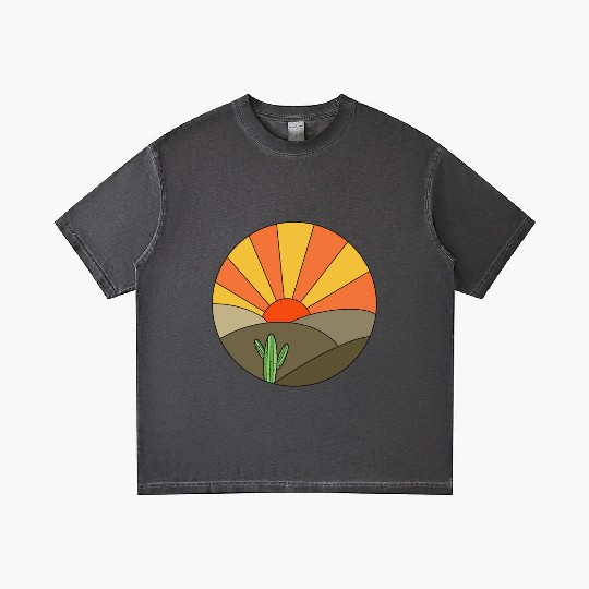 Sunrise desert Gradient T Shirts