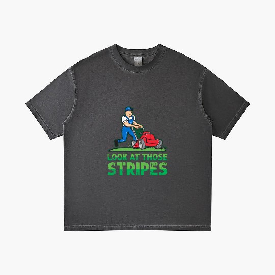Look at those stripes - lawn mowing Gradient T Shirts
