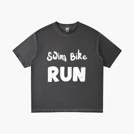 Swim Bike Run - Workout Gradient T Shirts