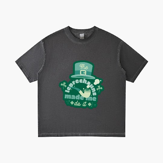 leprechauns made me do it Gradient T Shirts