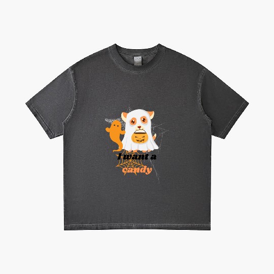 Dog halloween Gradient T Shirts