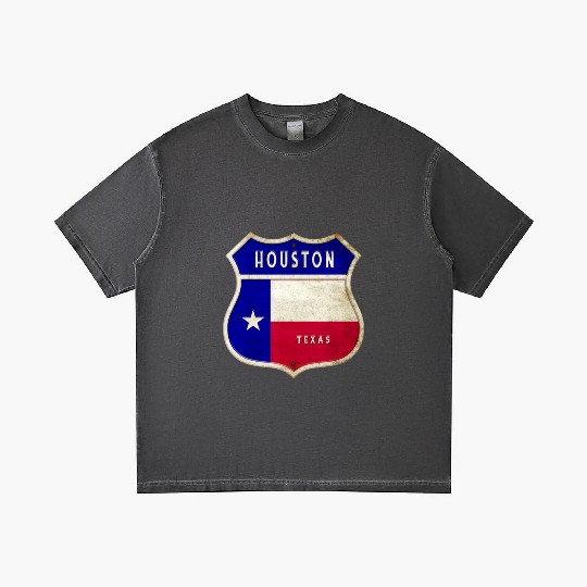 Houston Texas coat of arms flag design Gradient T Shirts