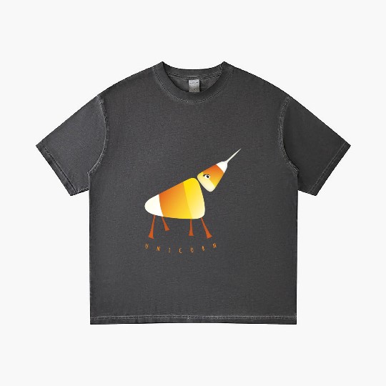 UNICORN Funny Candy Corn Halloween Gradient T Shirts