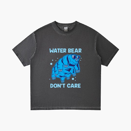 Water Bear Don't Care Tardigrade Microbiology Gift Gradient T Shirts