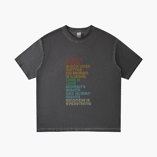 Vintage, Retro Science Is Real, Black Lives Matter Gradient T Shirts