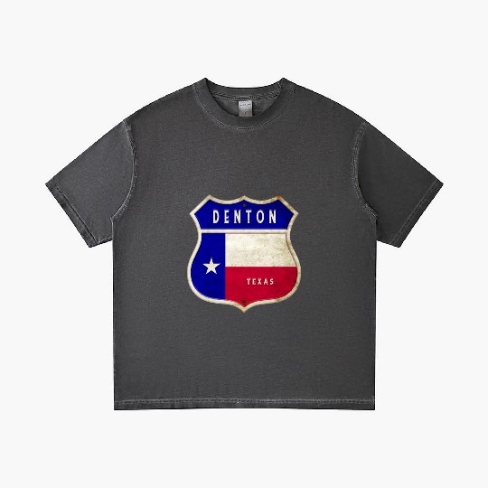 Denton Texas coat of arms flag design Gradient T Shirts