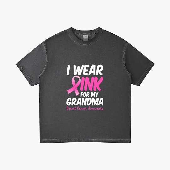 Breast Cancer Awareness Wear Pink For Grandma Gradient T Shirts