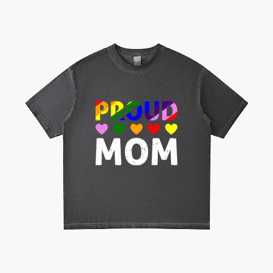Proud Mom Gay Lesbian LGBTQ Pride Rainbow Mothers Gradient T Shirts