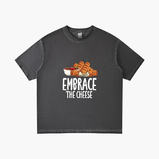 Embrace The Cheese Gradient T Shirts