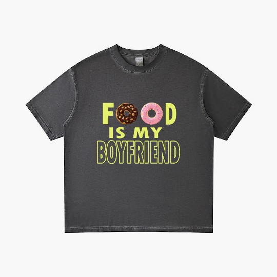 food is my boyfriend Gradient T Shirts