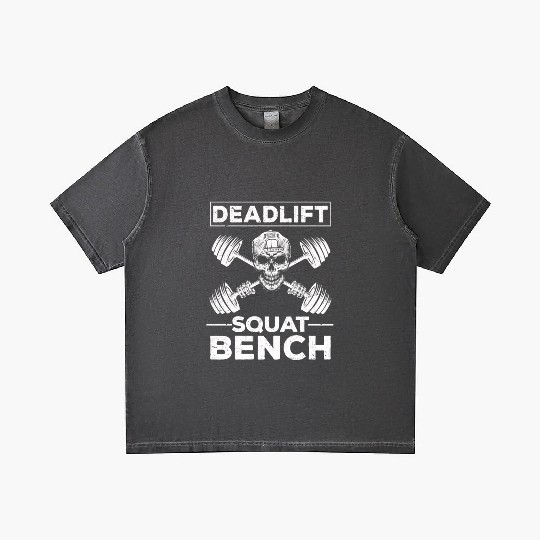 Squat Bench Deadlift Gym Workout Gradient T Shirts