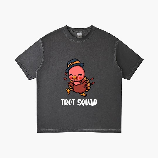 Thanksgiving Running Turkey Trot Squad Gradient T Shirts