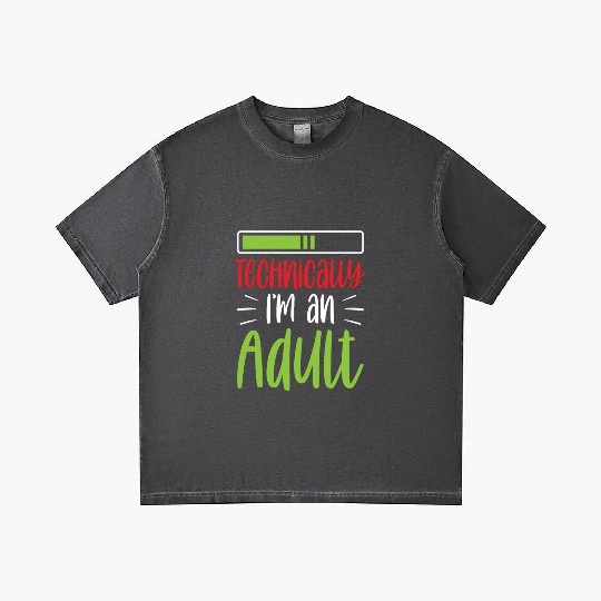 Technically I'm An Adult Adulting Birthday Gradient T Shirts