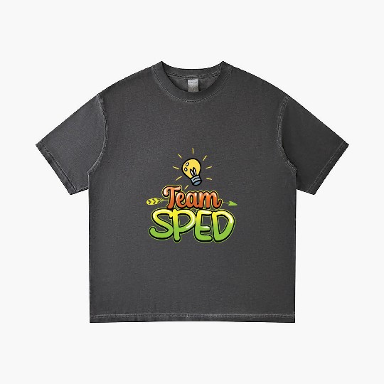 Team Sped Awareness Special Education Teacher Gradient T Shirts