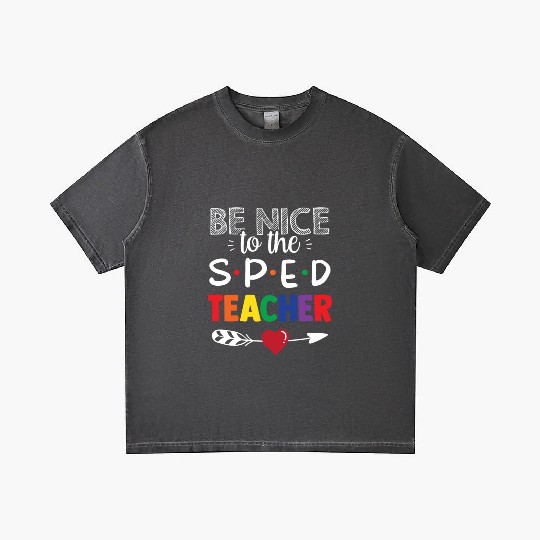 Be Nice To The Sped Teacher Special Education Cute Gradient T Shirts