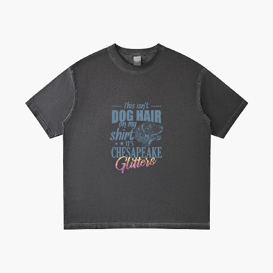 This isn't Dog Hair It's Chesapeake Glitters Gradient T Shirts