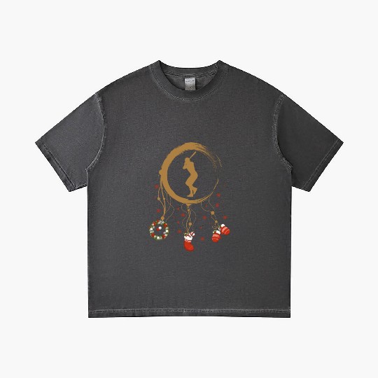 Winter dreamcatcher Christmas Baseball Gradient T Shirts