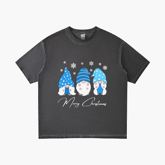 Gnomes family Gradient T Shirts Christmas Gradient T Shirts 2022 winter