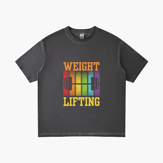 Weightlifting Lift Gym Workout Gradient T Shirts