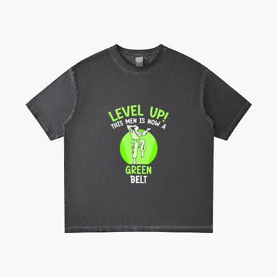 Level Up! This men is now a green belt Gradient T Shirts