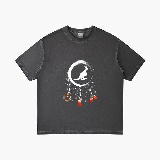 Winter dreamcatcher Christmas Kangaroo Gradient T Shirts