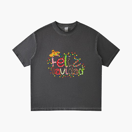 Feliz Navidad Song Christmas Merry Christmas Gradient T Shirts