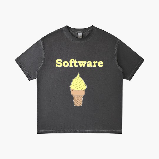 Software Vanilla Ice Cream Gradient T Shirts