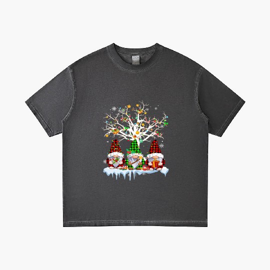 Gnomes Merry Christmas Light Family Gnome Xmas Gradient T Shirts