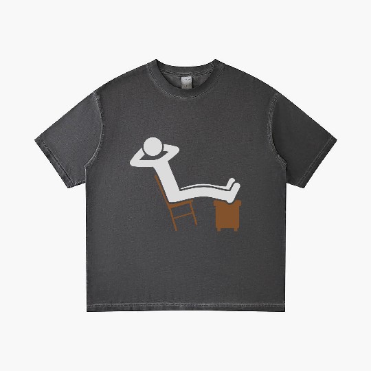 Chill man chair icon Gradient T Shirts