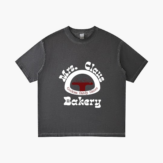 Christmas Gradient T Shirts, Mrs. Claus Bakery Gradient T Shirts,