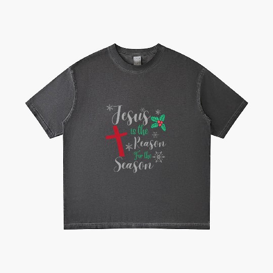 Jesus Is The Reason For The Season Gradient T Shirts