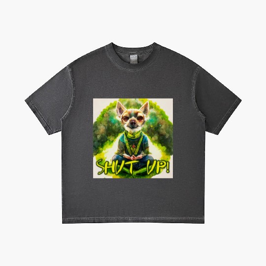 buddhist chihuahua,shut up! Gradient T Shirts