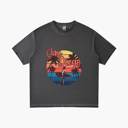 San Diego Surf Gradient T Shirts