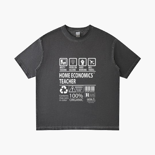 Home Economics Teacher Gradient T Shirts - Multitasking Job