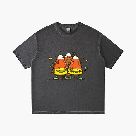 Candy Corn Bots Gradient T Shirts