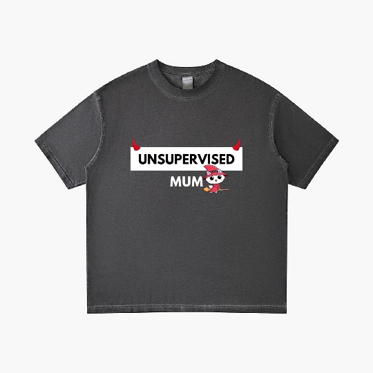 UNSUPERVISED MUM FUNNY CUTE DESIGN Gradient T Shirts