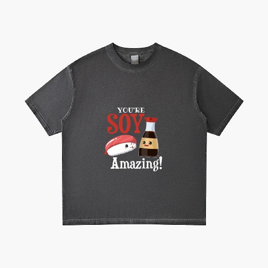 Funny sushi japan soy sauce motif Gradient T Shirts