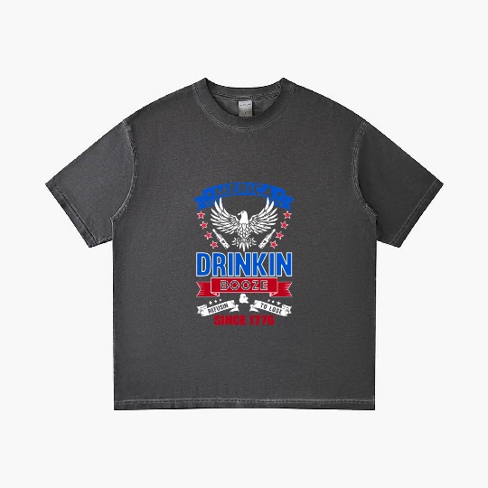 Merica, drinking booze, refusing to lose since 177 Gradient T Shirts