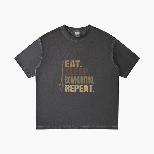Eat Sleep Bowhunting Repeat Camo Archery Gradient T Shirts