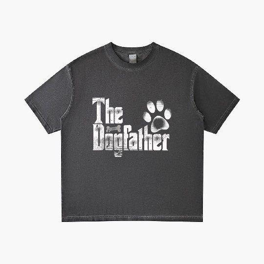 The Dogfather Bone Dog Lover Dad Funny Father'S Da Gradient T Shirts