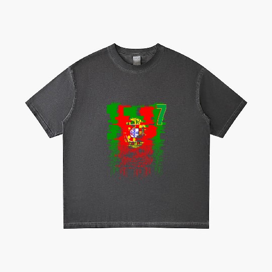 Portugal Soccer team Jerseys Portugal team 2022 nu Gradient T Shirts