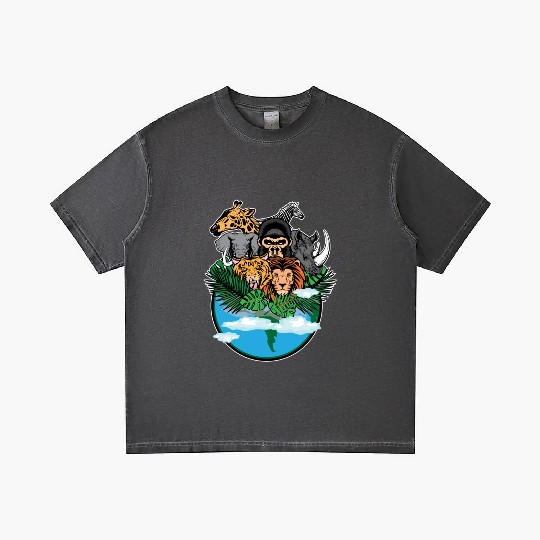 Wildlife Earth Animals Animal Welfare Gift Gradient T Shirts