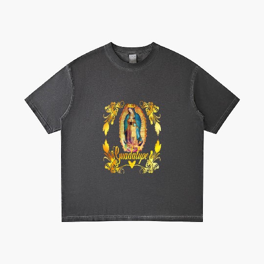 Our Lady Guadalupe Virgin Mary Catholic Decor Gradient T Shirts