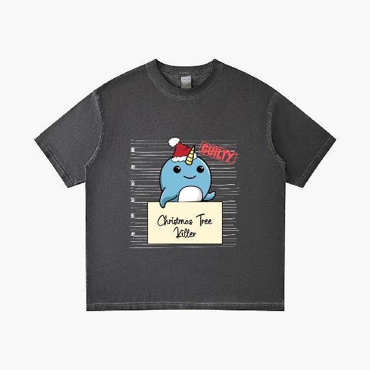 Narwhal christmas funny prison Gradient T Shirts