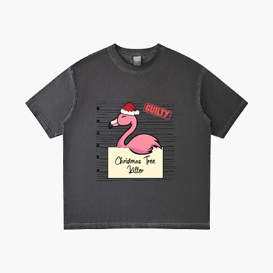 Flamingo christmas funny prison Gradient T Shirts