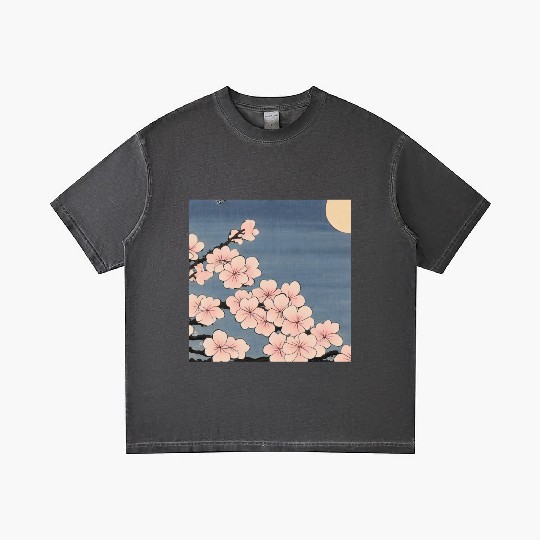Ukiyo-e Sakura, Japanese Print Gradient T Shirts